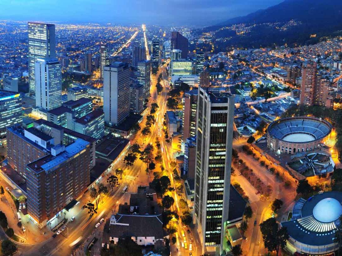 Bogota skyline
